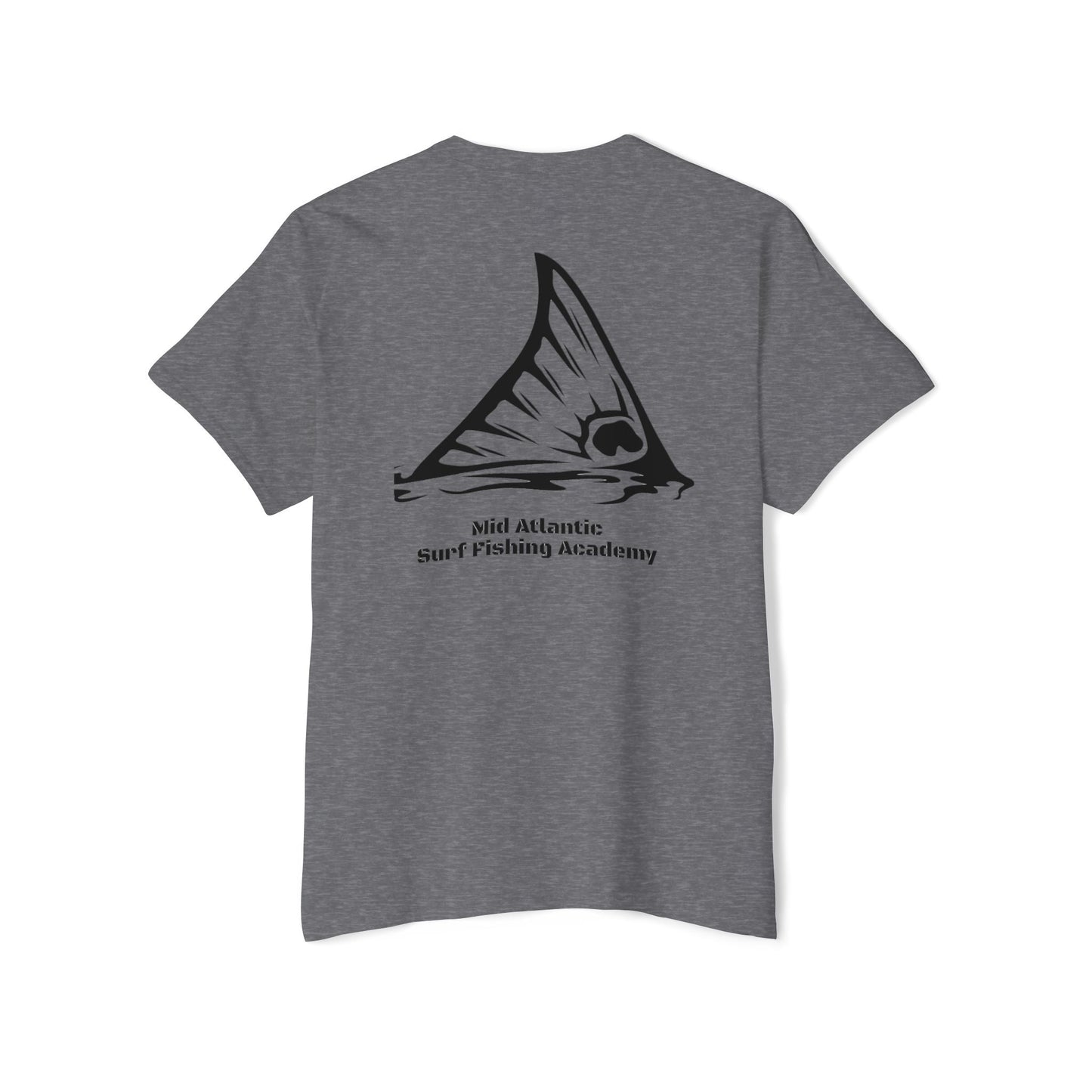 Mid Atlantic Surf Fishing Academy Pocket Tee, Unisex Cotton T-Shirt, Beachwear, Fishing Gift, Casual Style, Summer Vibes