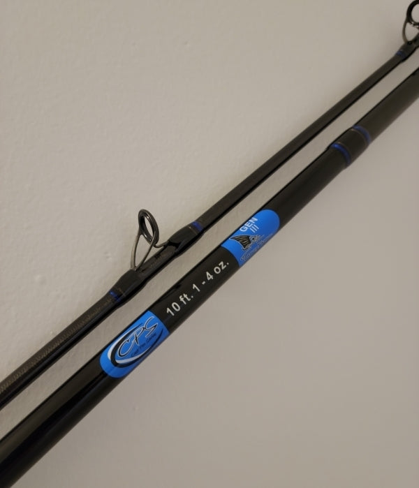 CPS Gen 3 - 10 ft 1-4 oz lure wt. Surf Fishing Rod by Carolina Cast Pro LLC
