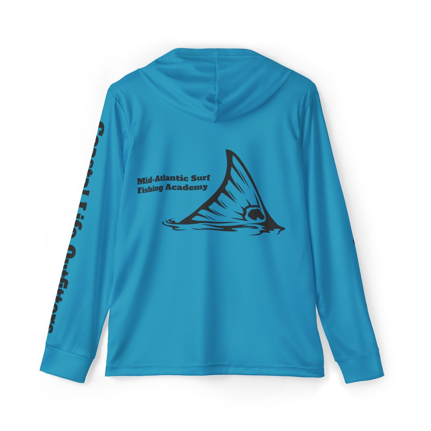 Mid-Atlantic Surf Fishing Academy Men's SPF 50 Fishing Shirt with Sun Hoodie