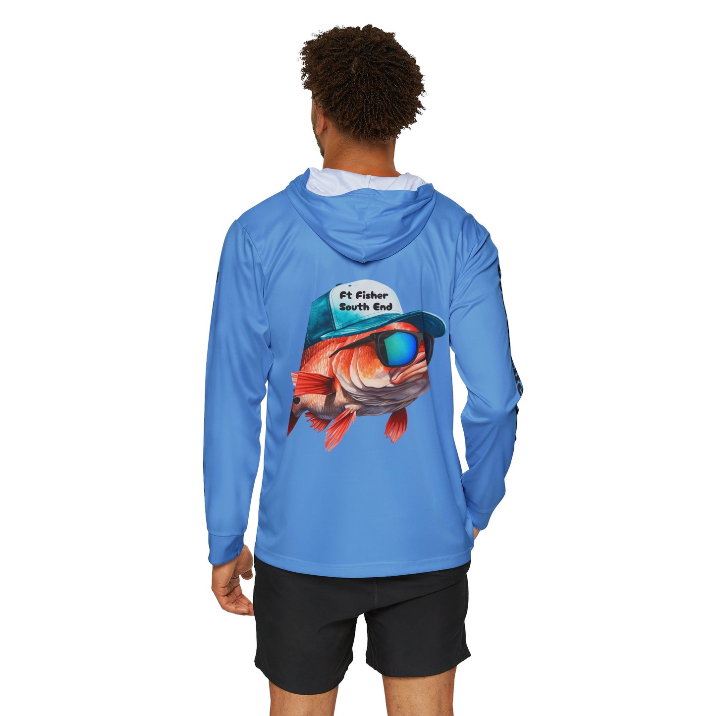 Ft Fisher South Ender UPF 50+ Sun Shirt with hoodie