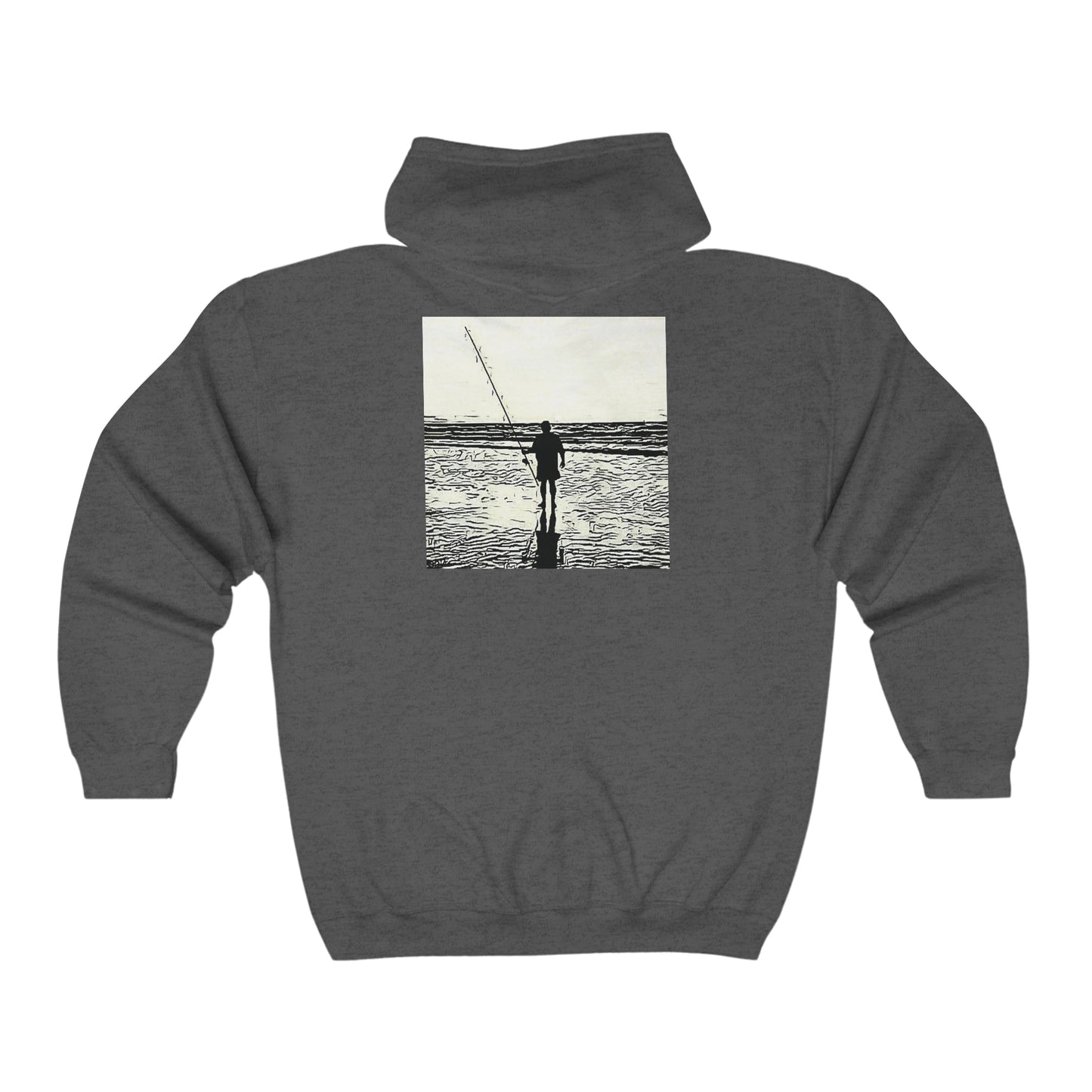 Surf Fishing Themed Hoodie