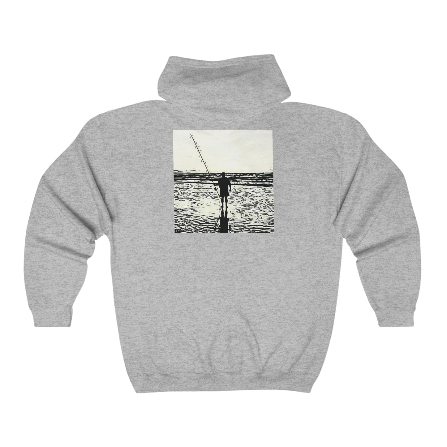 Surf Fishing Themed Hoodie