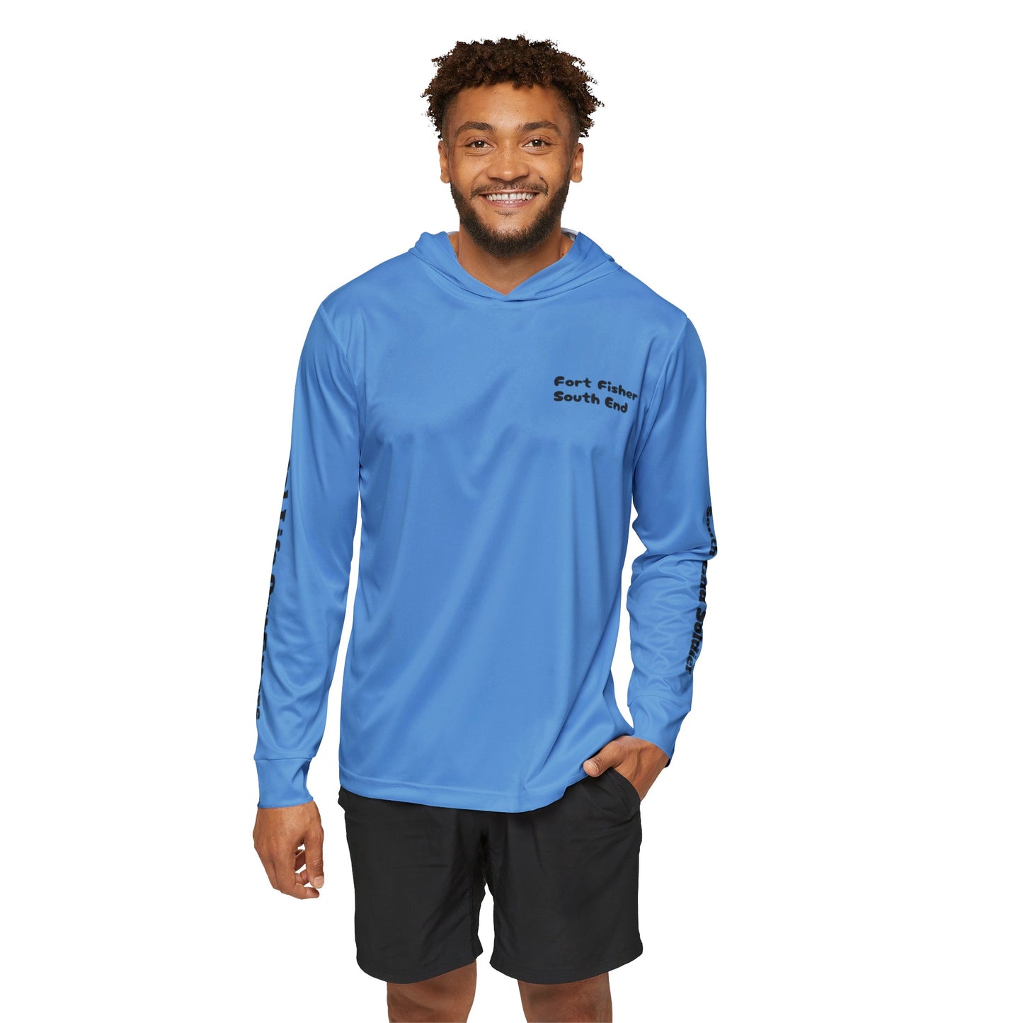 Ft Fisher South Ender UPF 50+ Sun Shirt with hoodie