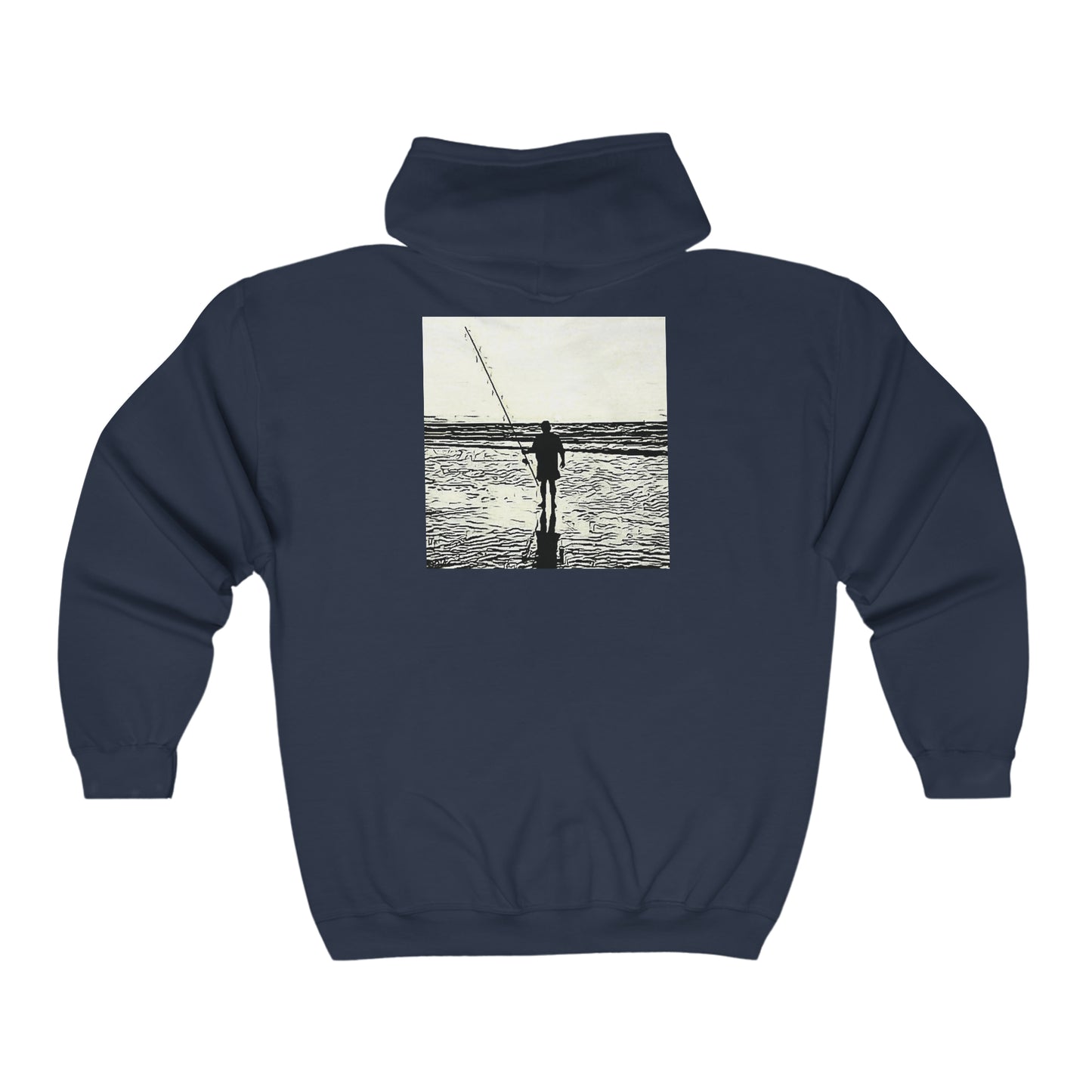 Surf Fishing Themed Hoodie