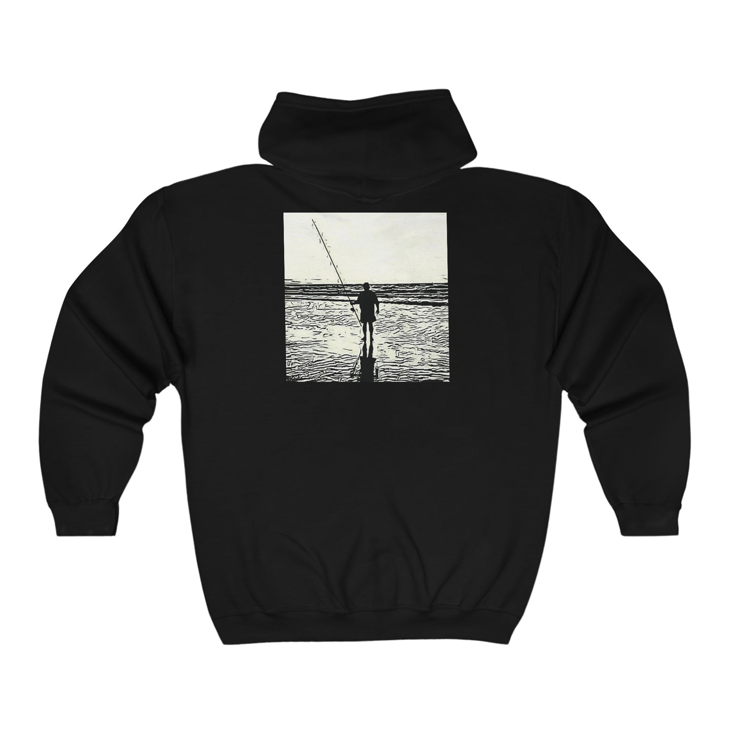 Surf Fishing Themed Hoodie