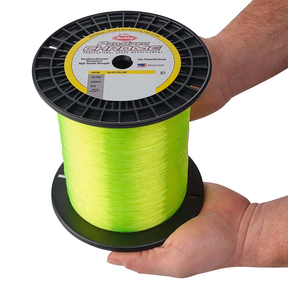 Berkley ProSpec Chrome Hi-Vis Yellow Monofilament - 25 lb - 3000 yds - PSC3B25-HVY [1543671]