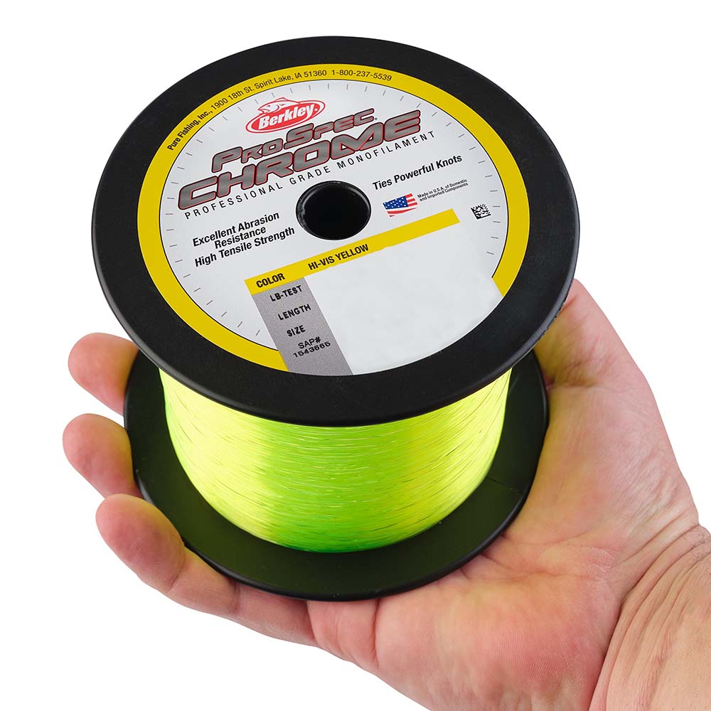 Berkley ProSpec Chrome Hi-Vis Yellow Monofilament - 16 lb - 1000 yds - PSC1B16-HVY [1543663]