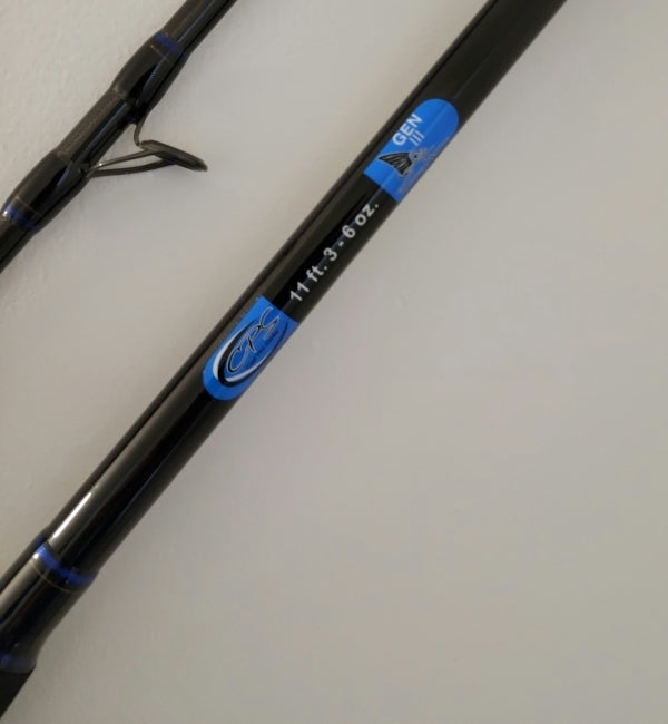 CPS Gen 3 - 11 Ft 3-6  oz lure wt.  Surf Fishing Rod by Carolina Cast Pro LLC