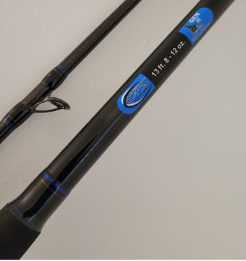 Gen 3 - 13 Ft -  8-12 oz lure wt.  Surf Fishing Rod by Carolina Cast Pro LLC