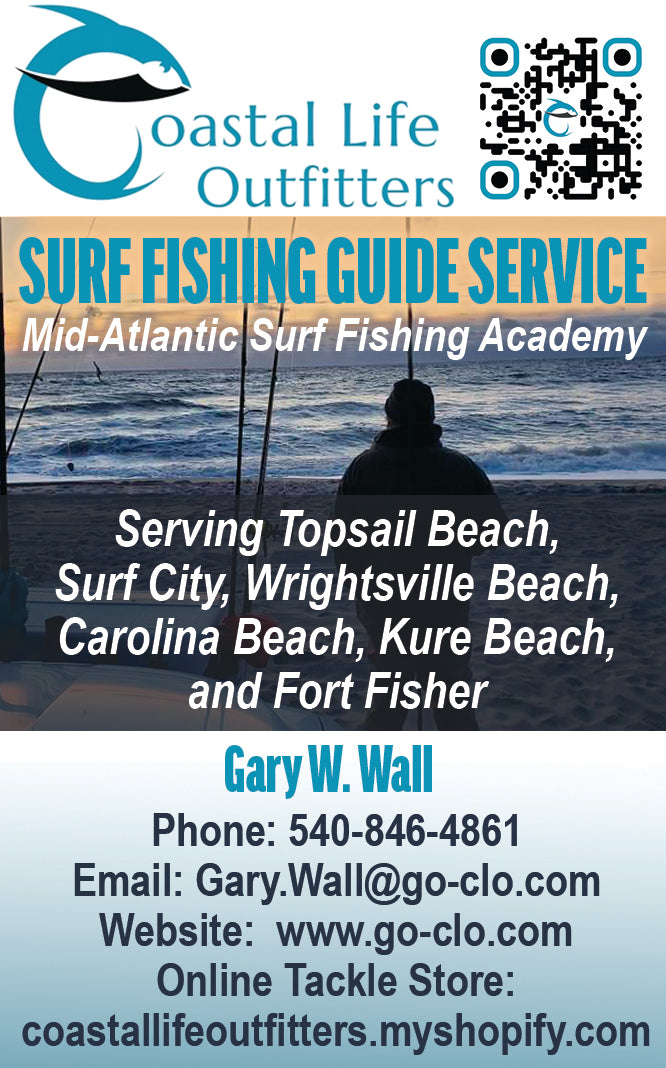 Half Day Mid-Atlantic Surf Fishing Academy Private Charter for 2 person